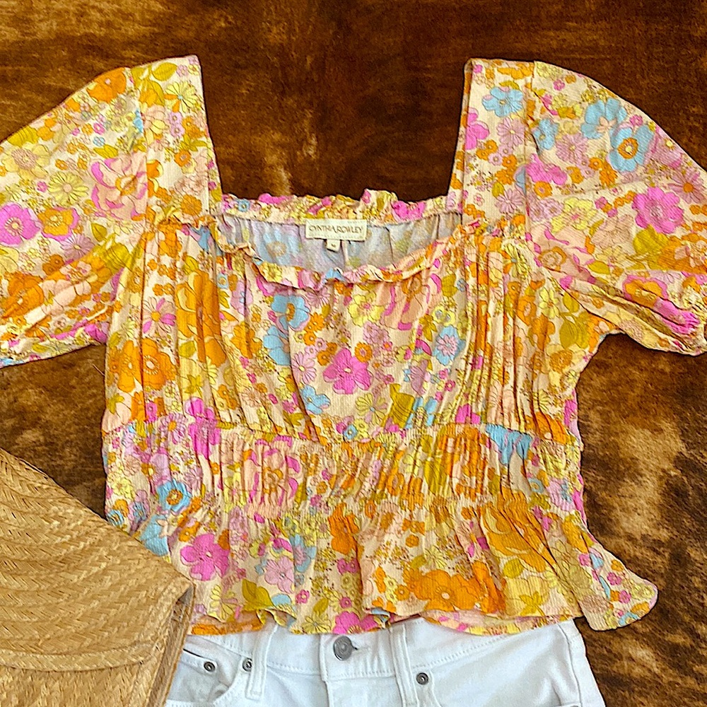 Peasant Blouse by Cynthia Rowley - Picture 2 of 7